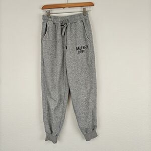 Gallery Dept. GD English Logo Drawstring Sweatpants 'Heather Grey' Sz SM Unisex